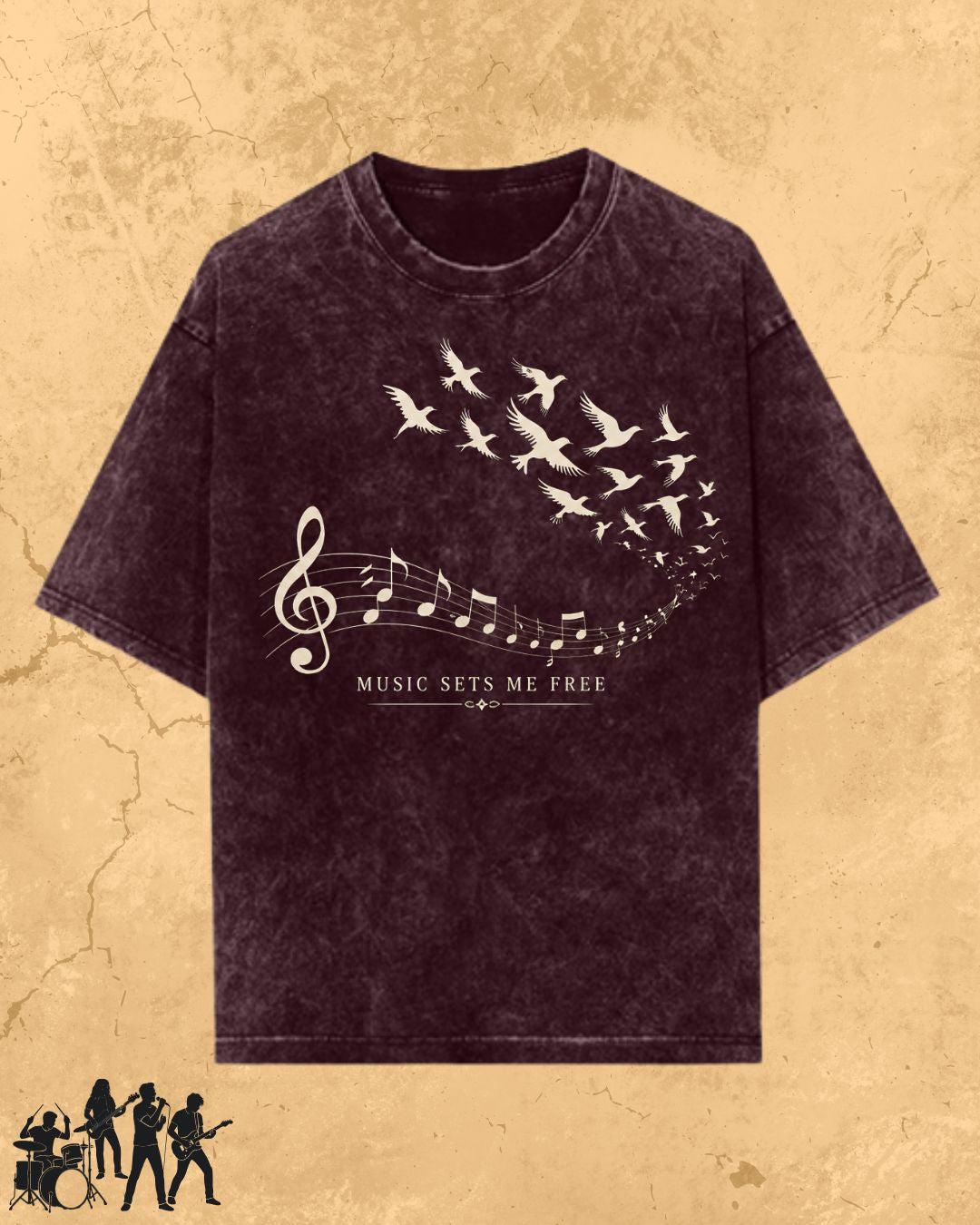 Music Freedom Cotton Tshirt