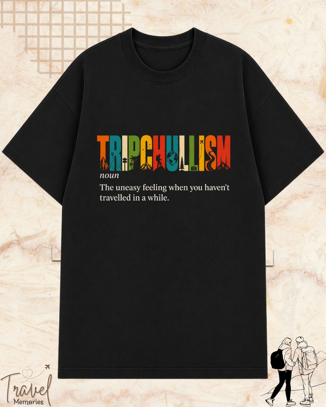Hinglish Dictionary Travel Cotton Tshirt