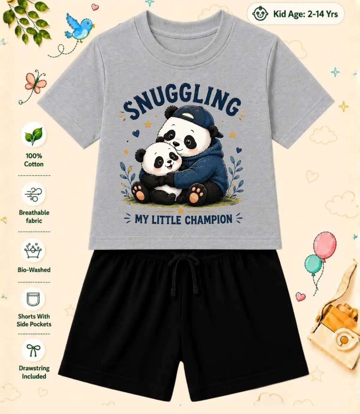 Mom - Dad Loving Kid Co-ord Set