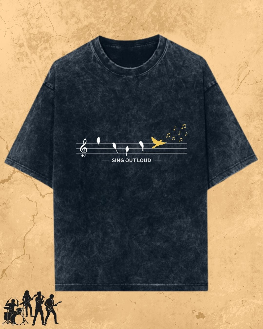 Sing Out Loud Music Cotton T-Shirt