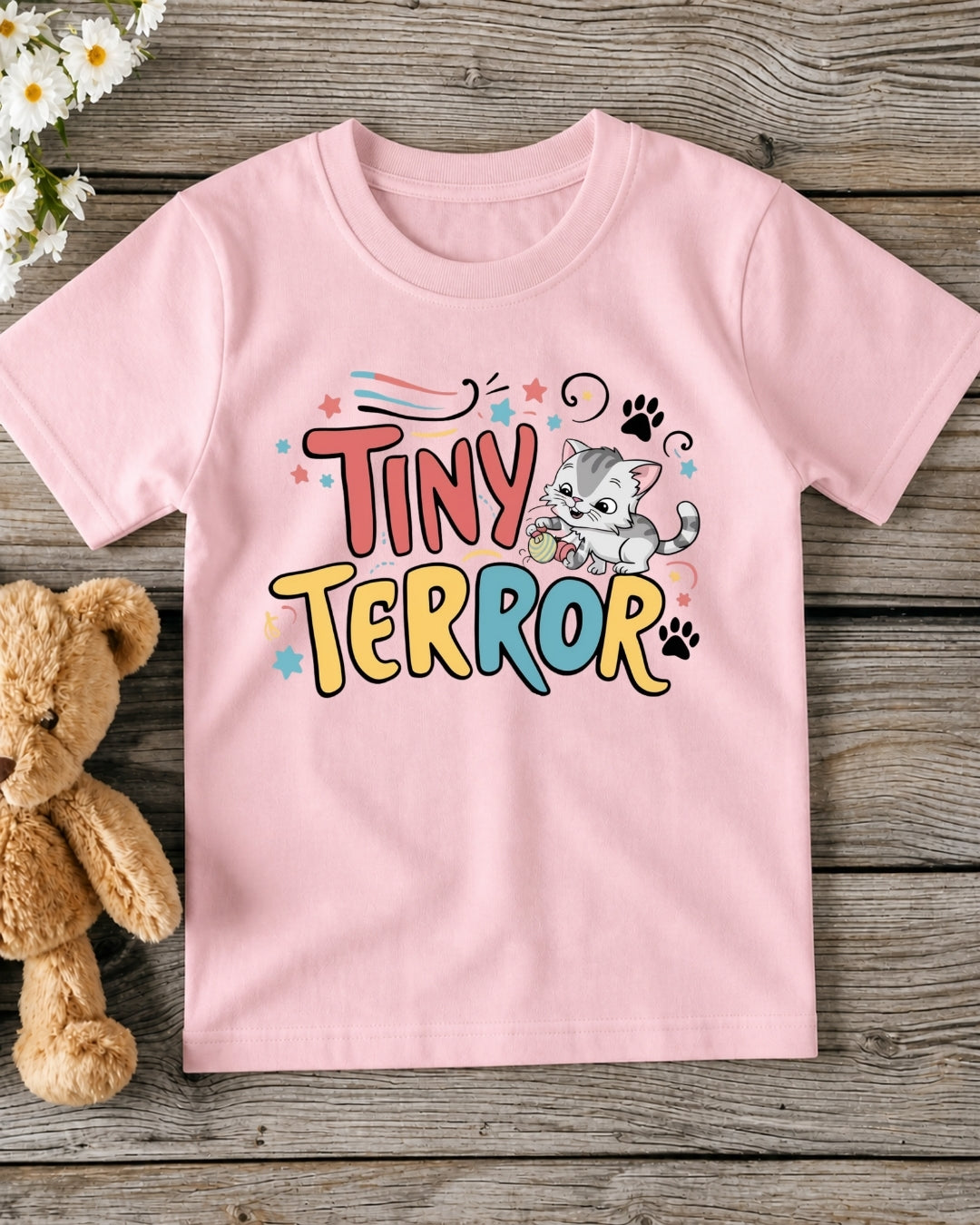 Tiny Terror Kid Cotton Tshirt