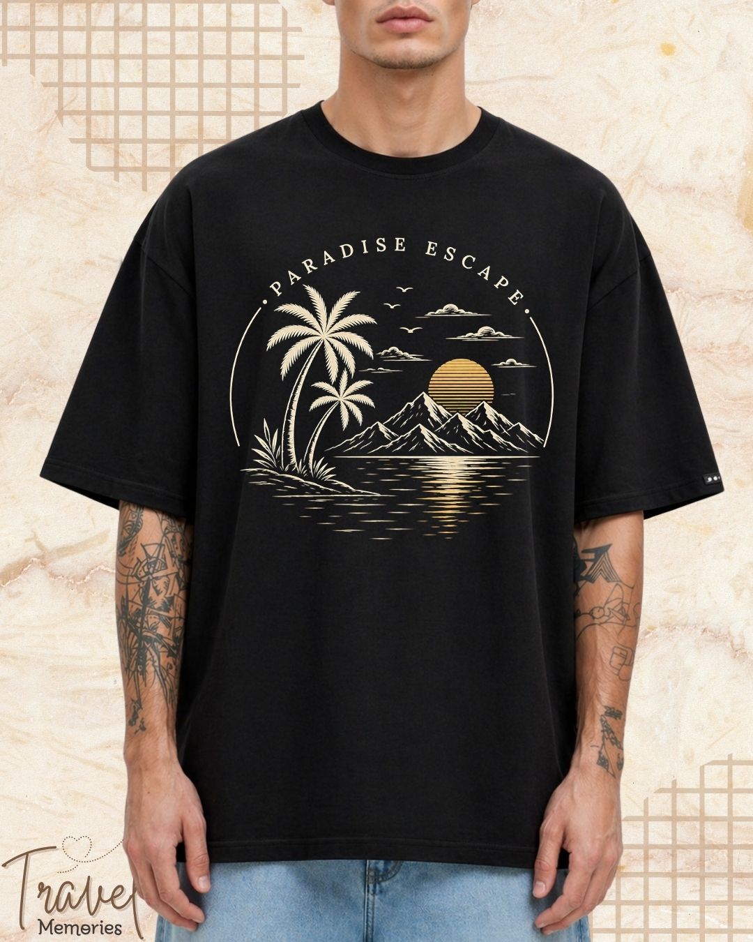 Scenic Route Vintage Adventure Cotton Tshirt