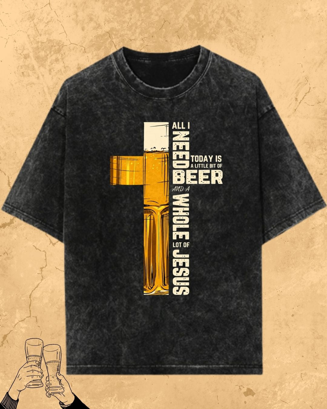 Mythic Beer Warrior Cotton T-Shirt
