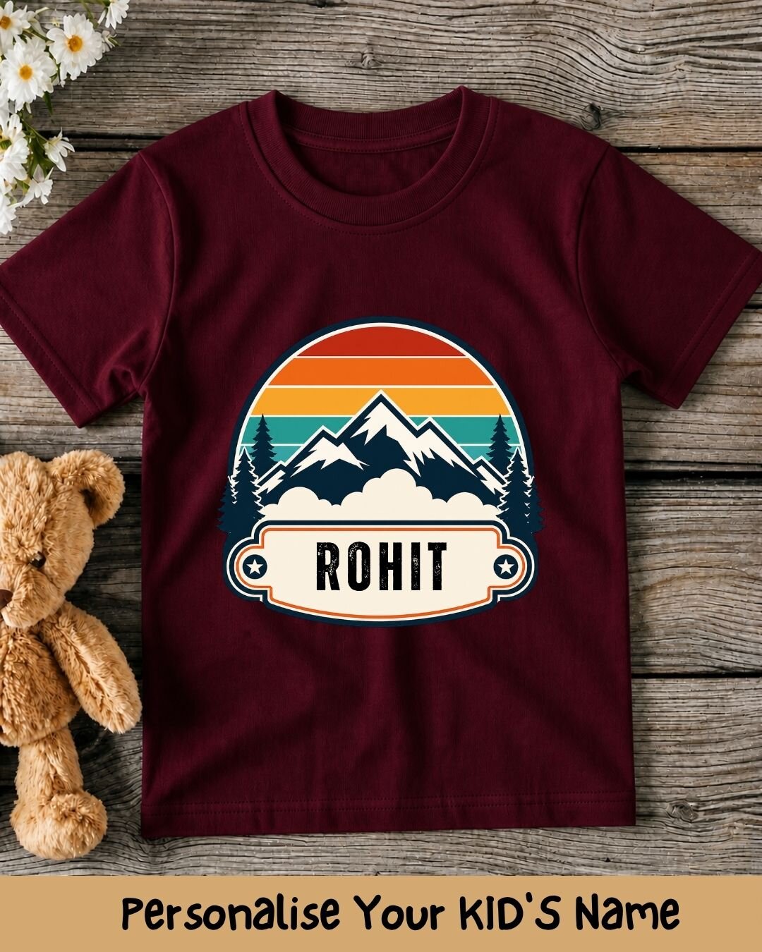Vintage Adventure Custom Kid Cotton Tee