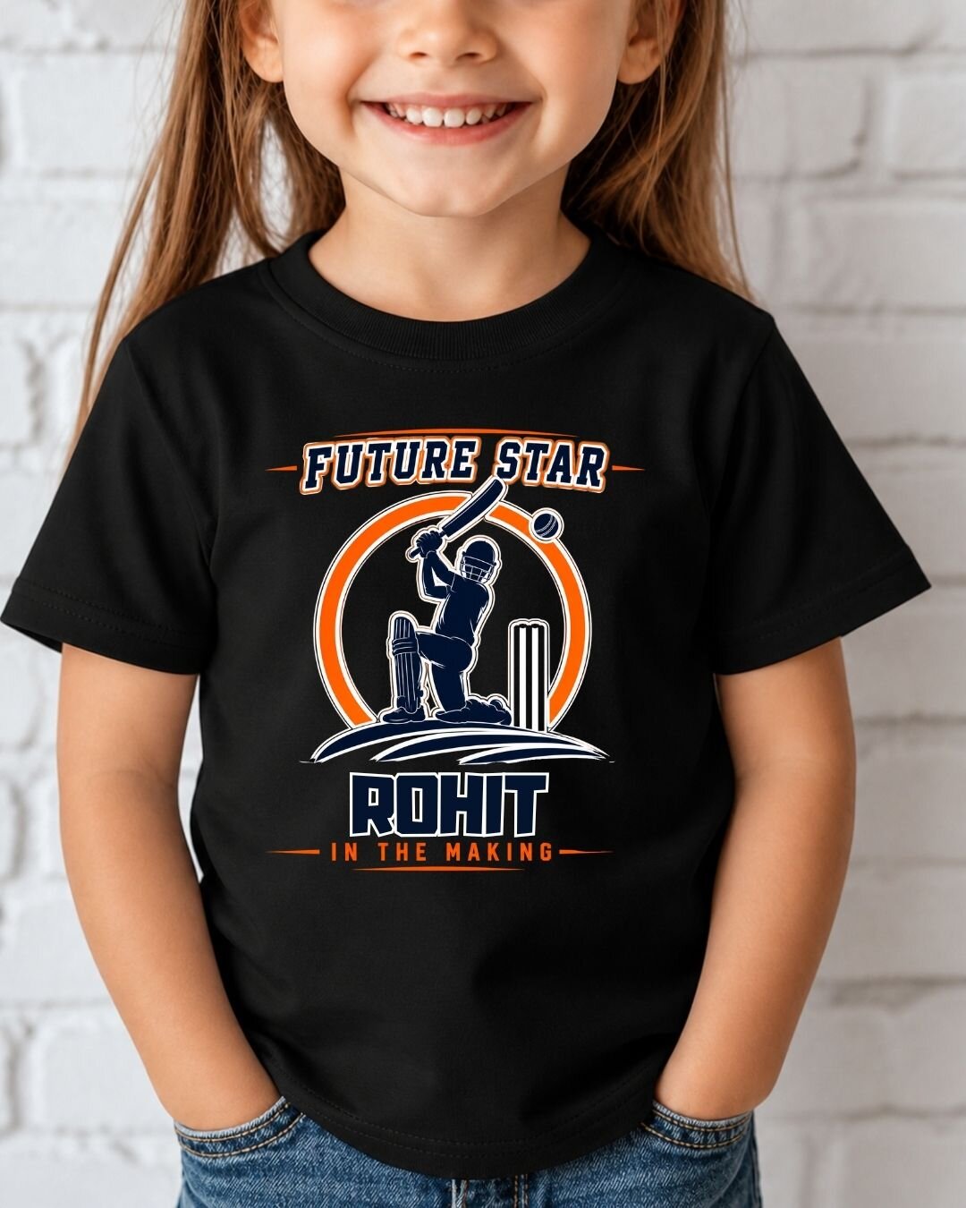 Future Sport Star Custom Kid's Cotton Tee
