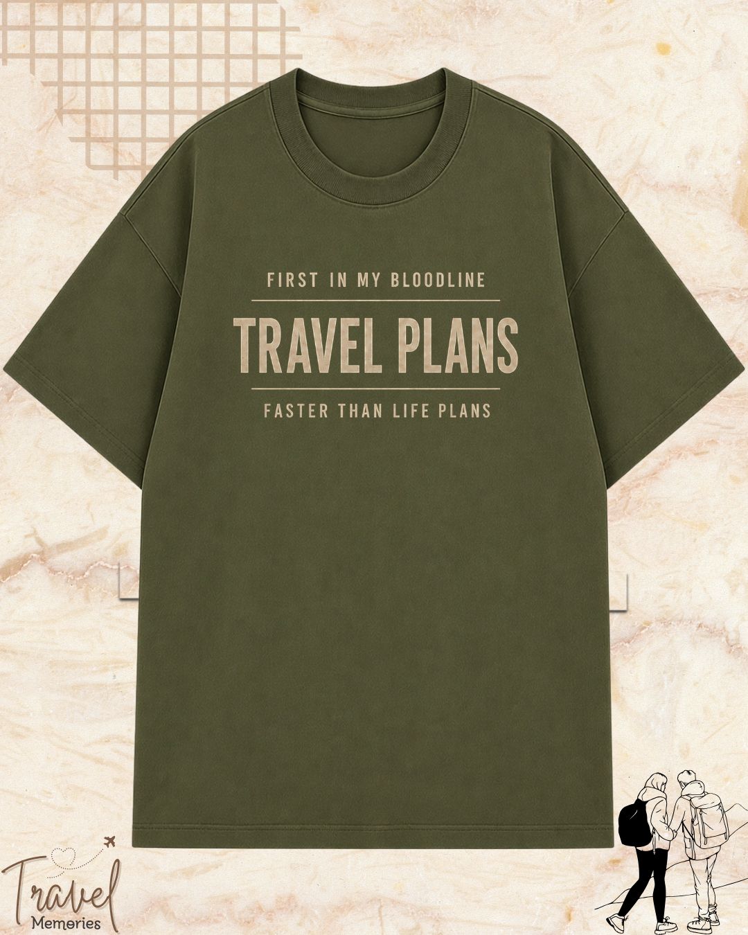 FIRST IN MY BLOODLINE Travel Cotton Tshirt