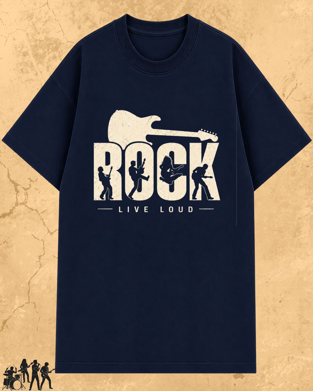 Rock Music Cotton Tshirt