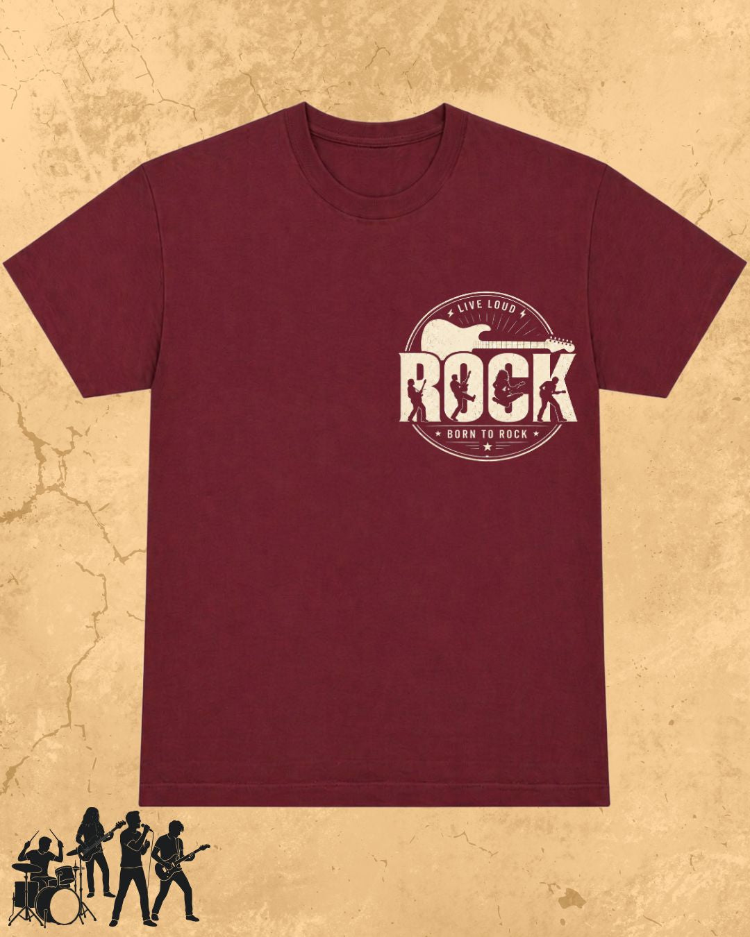 Rock Music Cotton Tshirt