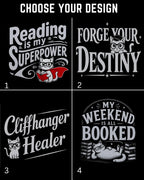 Purrfect Reader Cotton Tshirt