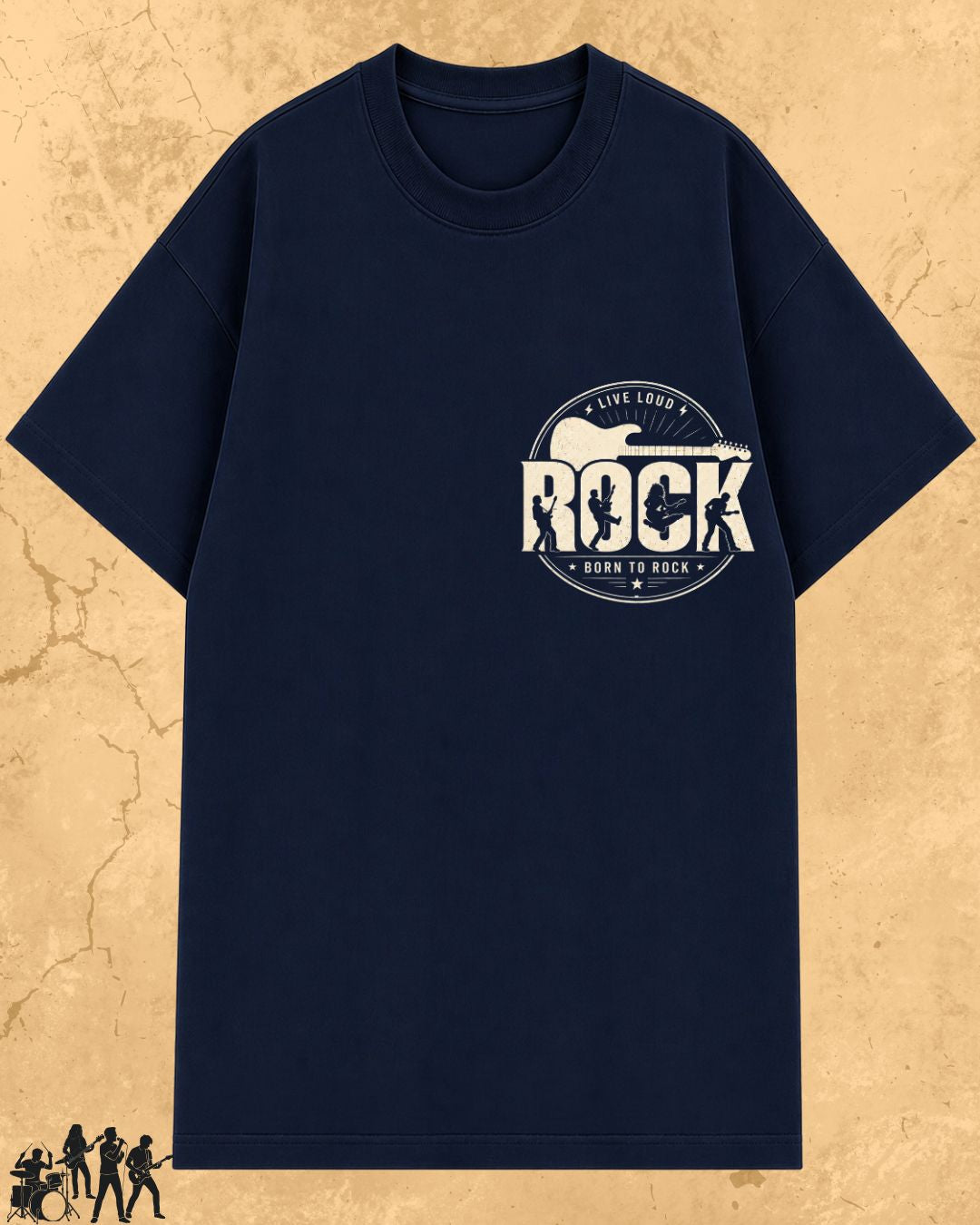 Rock Music Cotton Tshirt