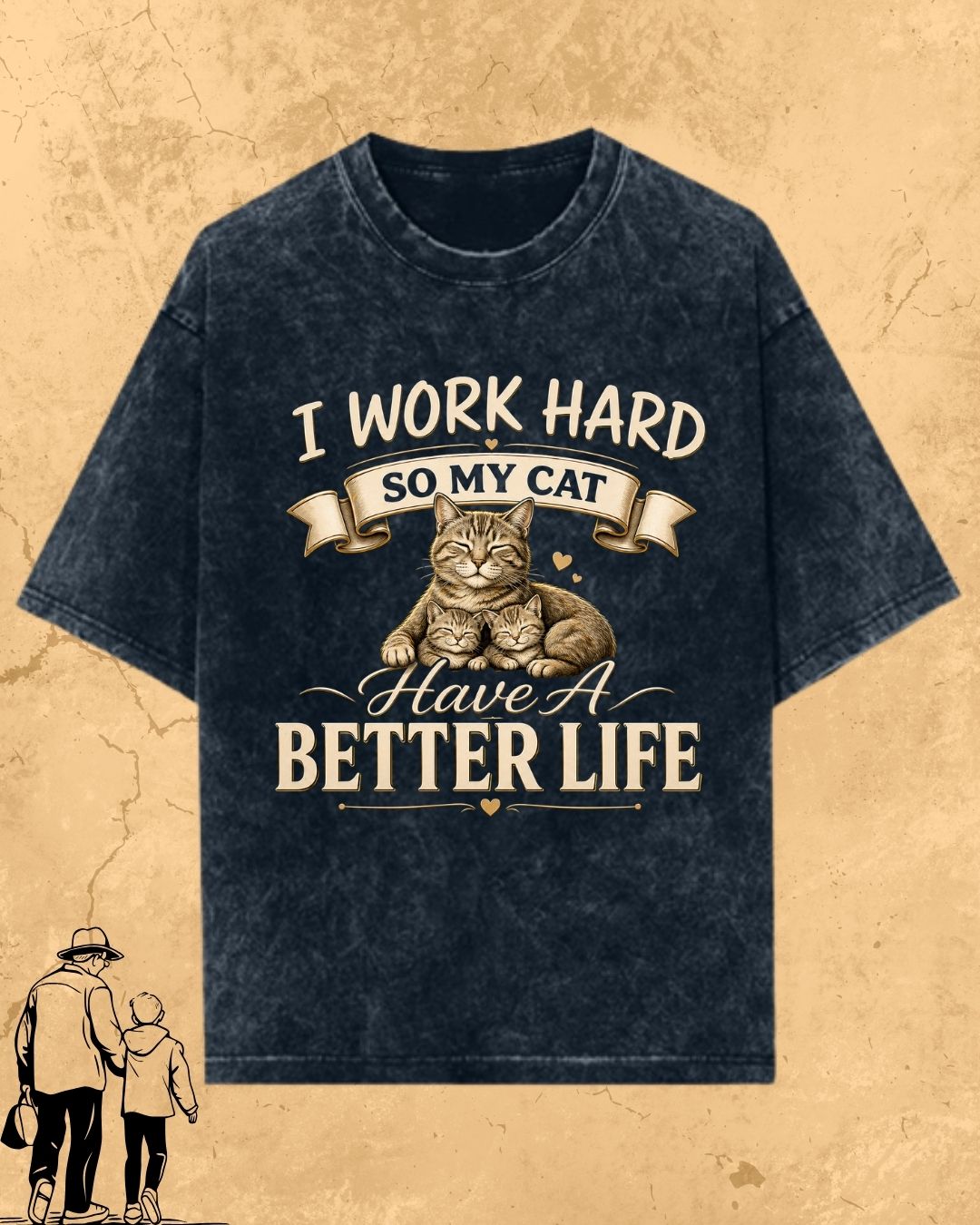 Purr Dad Cotton Tshirt