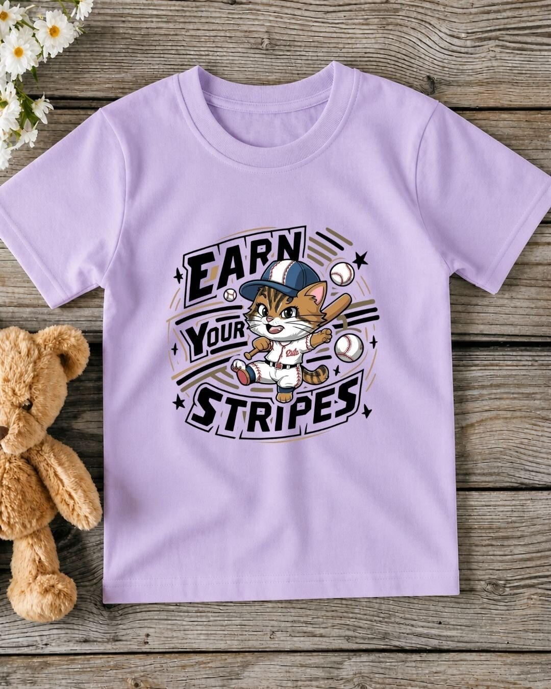 Baseball Kid Cotton Tee