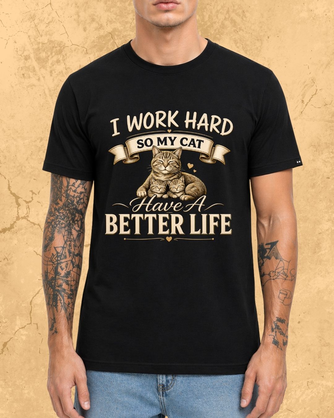 Purr Dad Cotton Tshirt