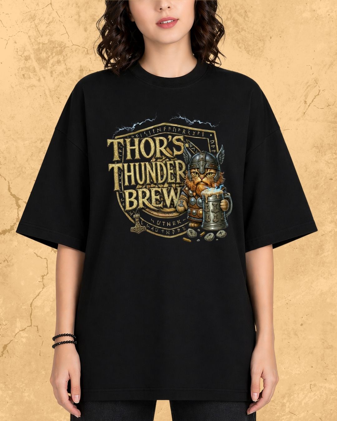 Mythic Beer Warrior Cotton T-Shirt