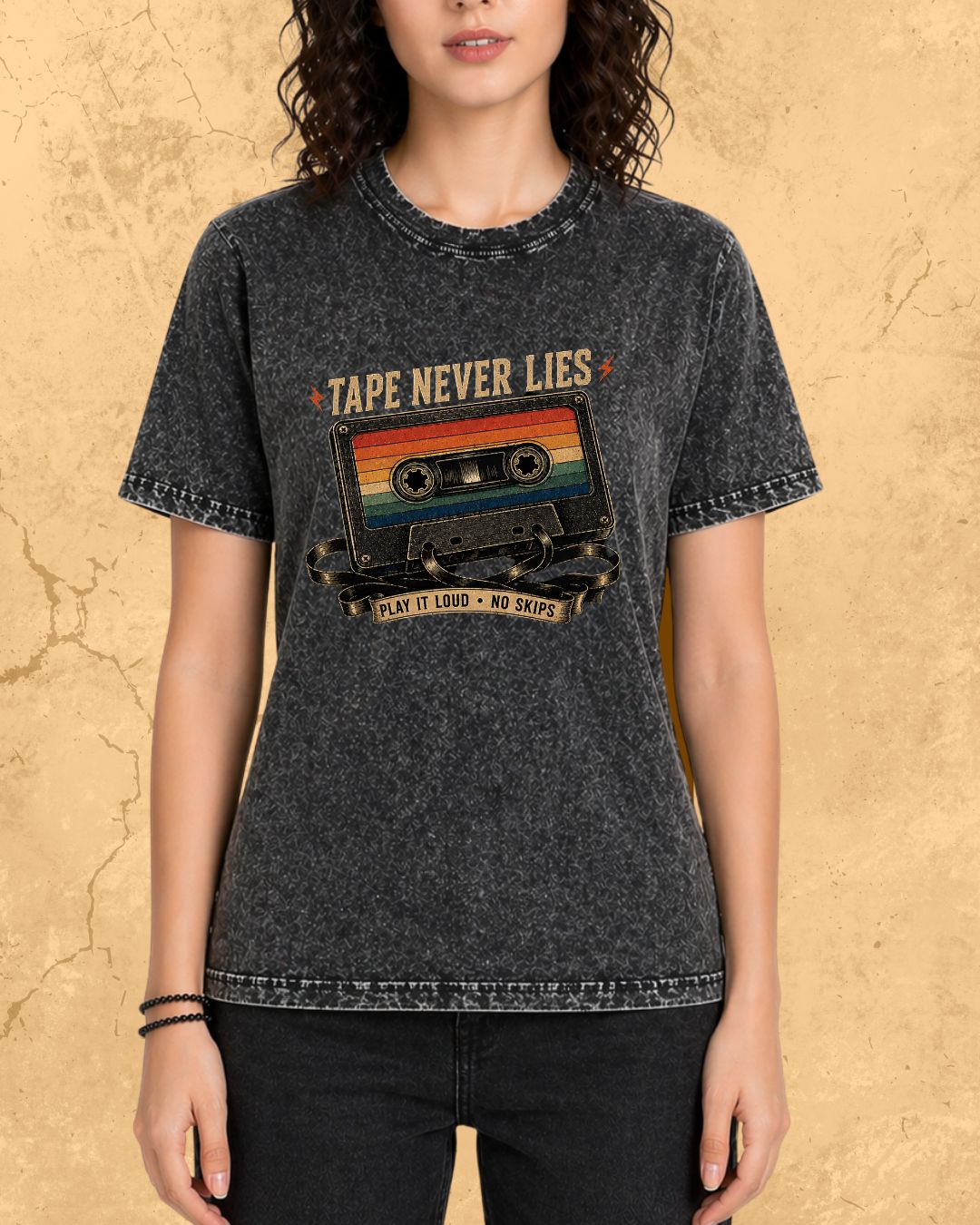 Retro Cassette Music Cotton Tshirt