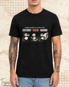 Three Stages of Every Trip Travel Cotton Tshirt Part 2