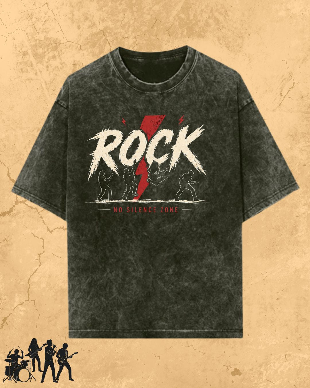 Rock Music Cotton Tshirt