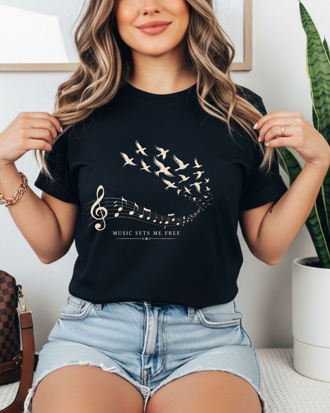 Music Freedom Cotton Tshirt