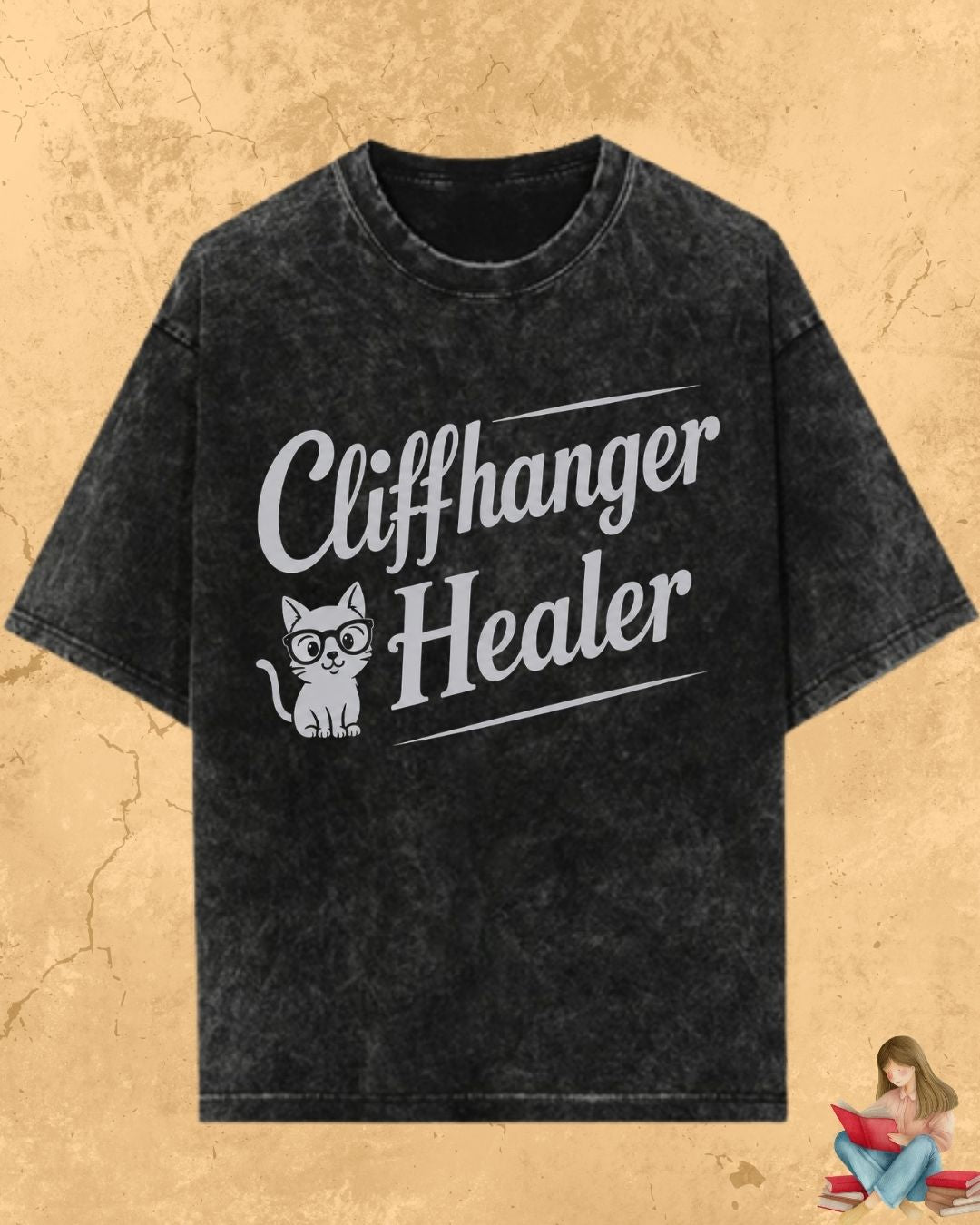 Purrfect Reader Cotton Tshirt
