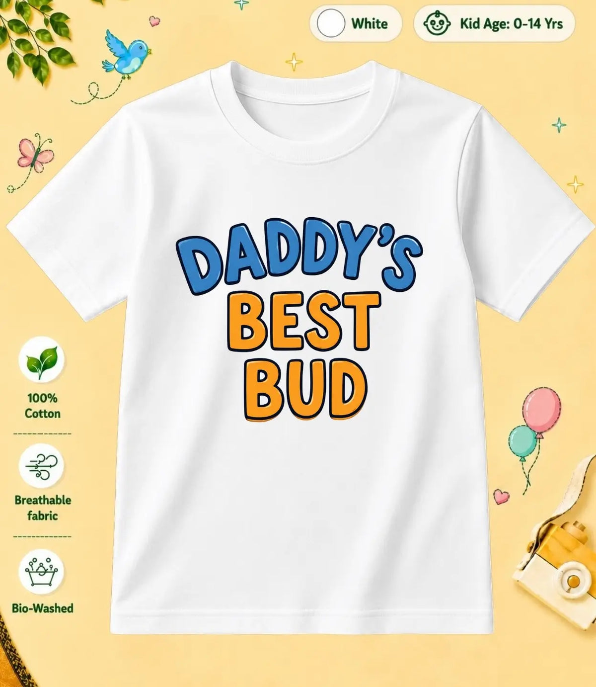 DAD & MOM Treasure kids Cotton Tee