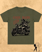 Vintage Cool Dad's Motorcycle Cotton Tshirt