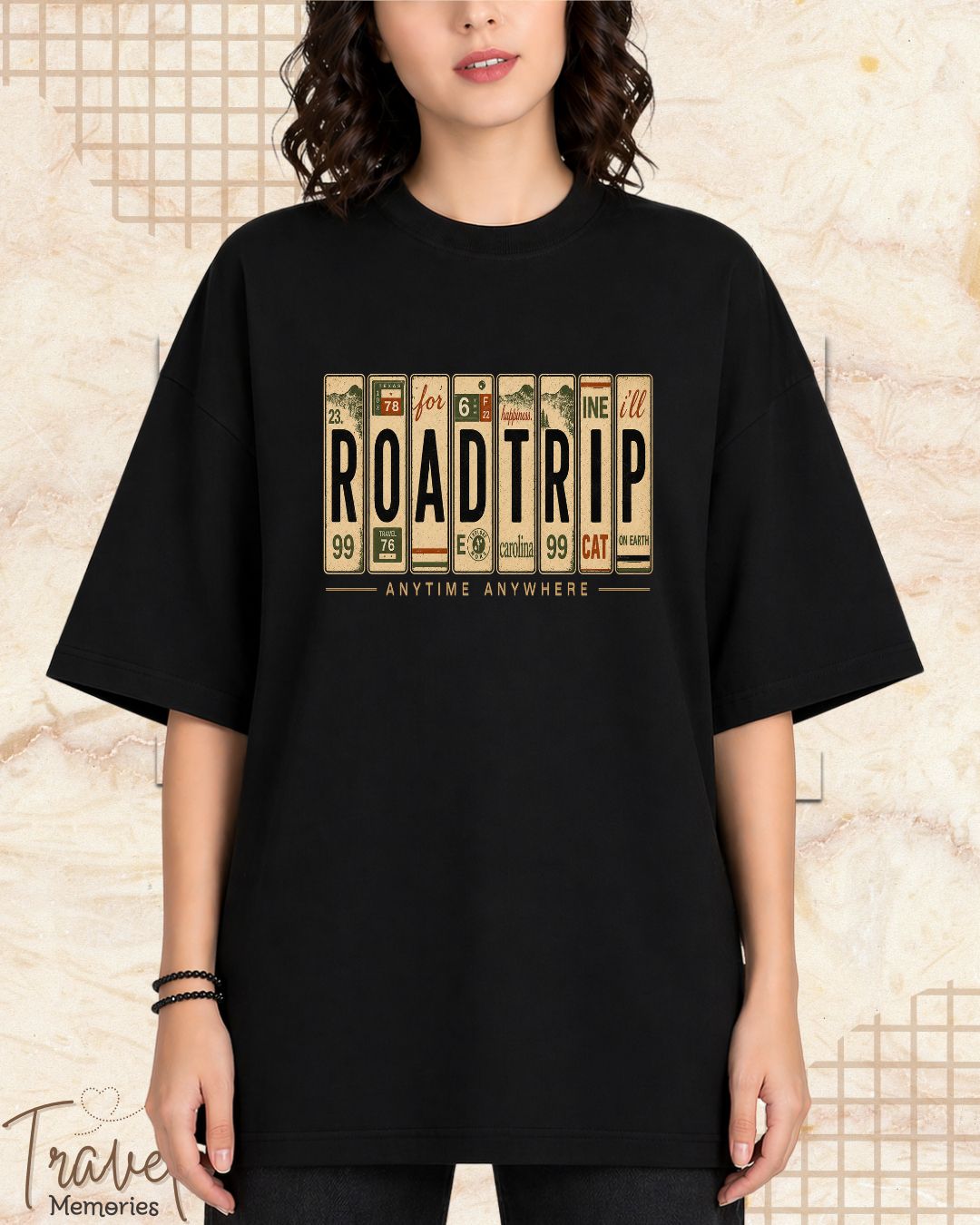 Roadtrip Travel Cotton Tshirt