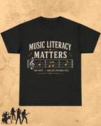 Music Literacy Matters Cotton T-Shirt