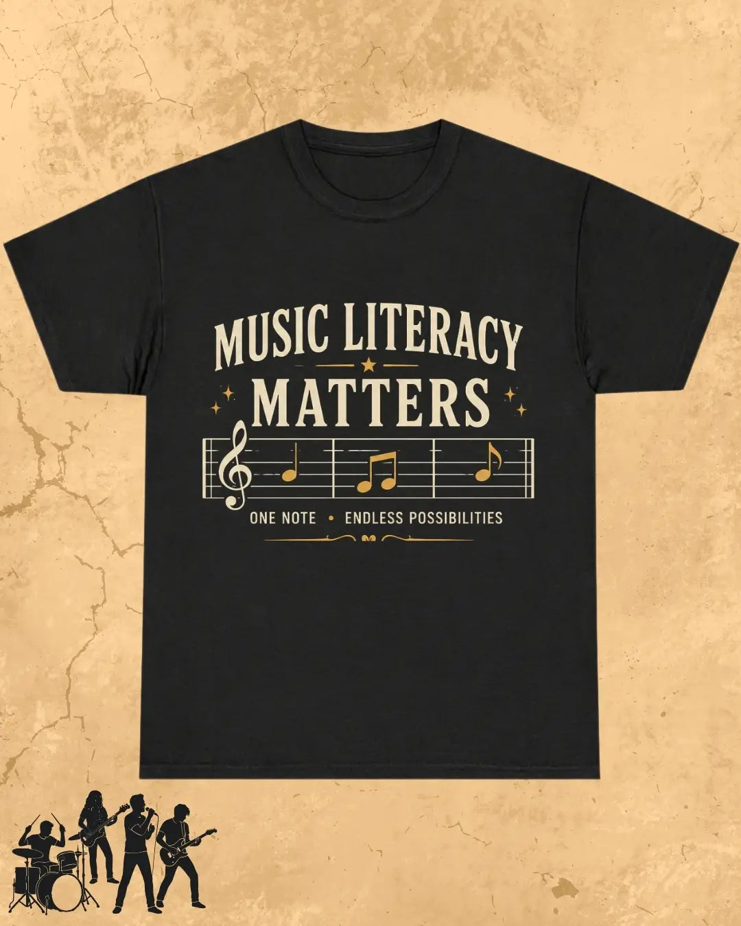 Music Literacy Matters Cotton T-Shirt