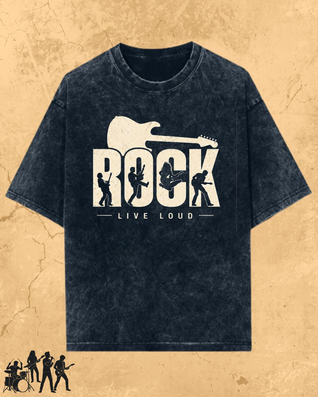 Rock Music Cotton Tshirt