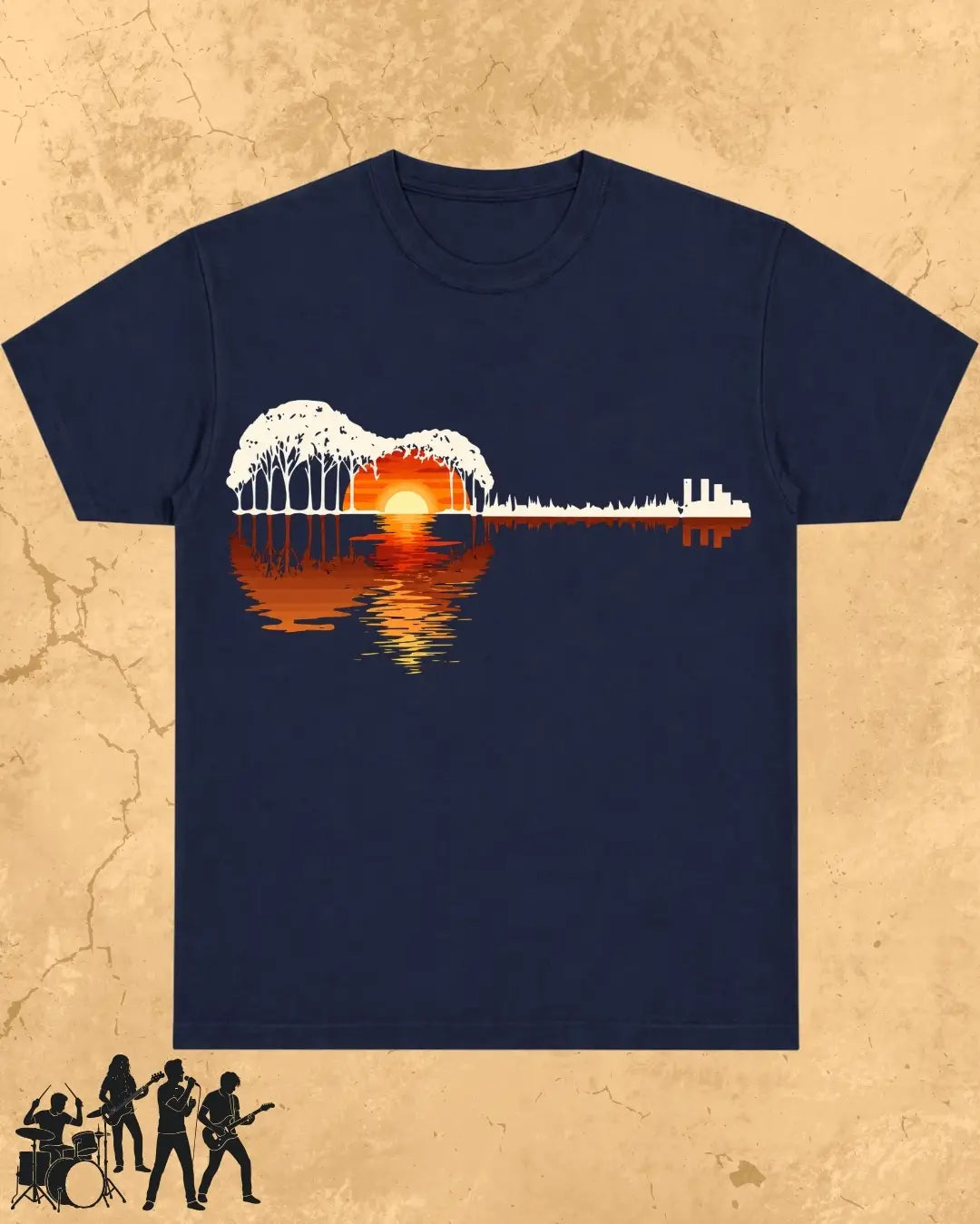 Guitar Relaxation Music Cotton T-Shirt