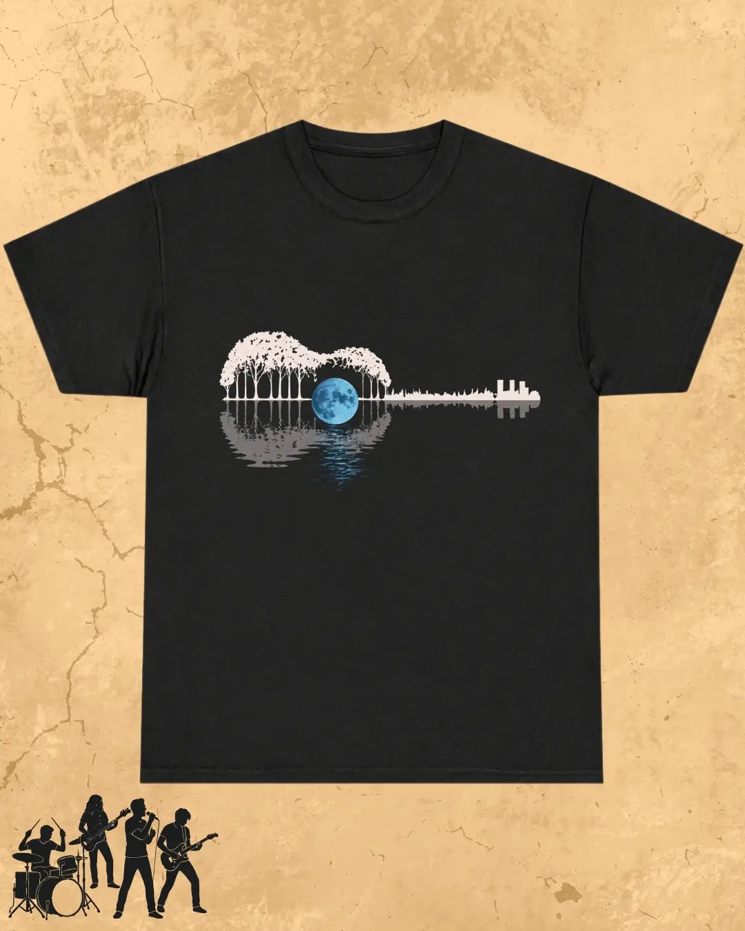 Guitar Relaxation Music Cotton T-Shirt