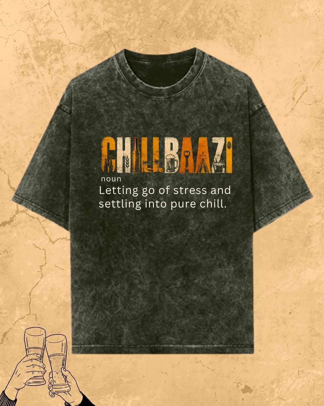 Hinglish Beer Dictionary Cotton Tshirt