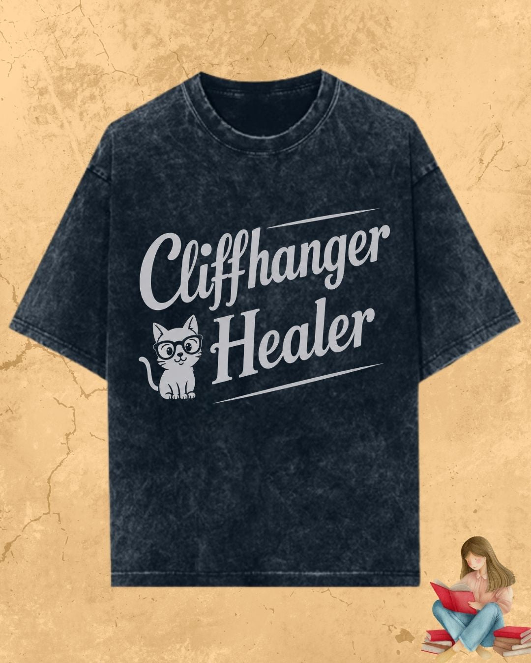Purrfect Reader Cotton Tshirt