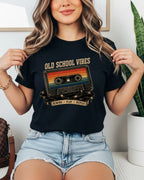 Retro Cassette Music Cotton Tshirt