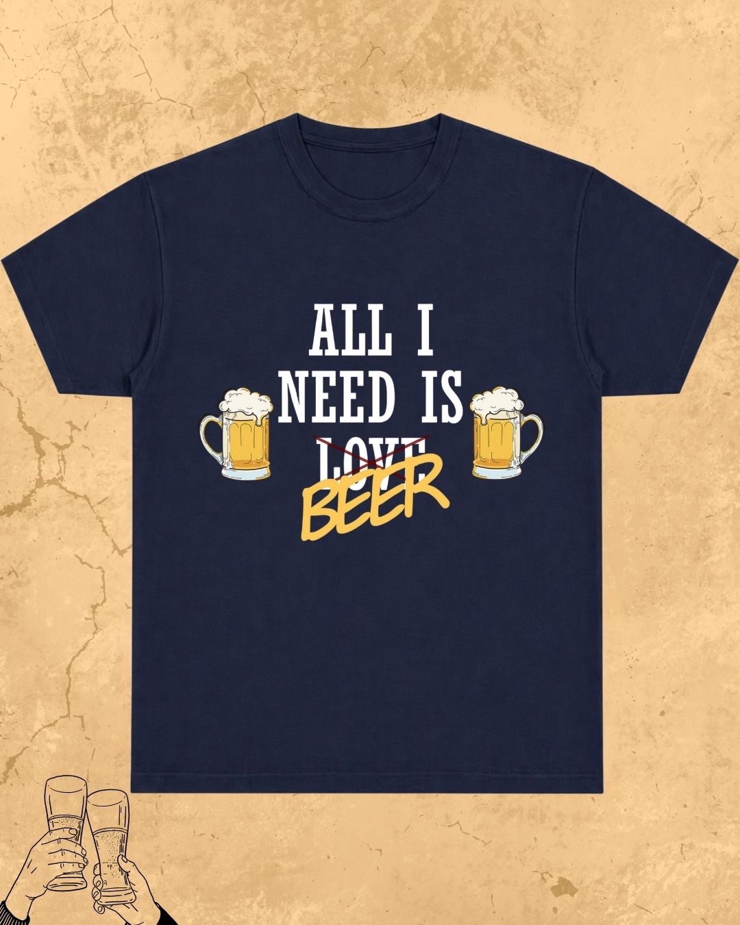 Beer Over Love Cotton Tshirt