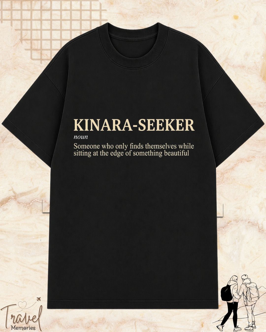 Hinglish Minimalist Dictionary Travel Cotton Tshirt