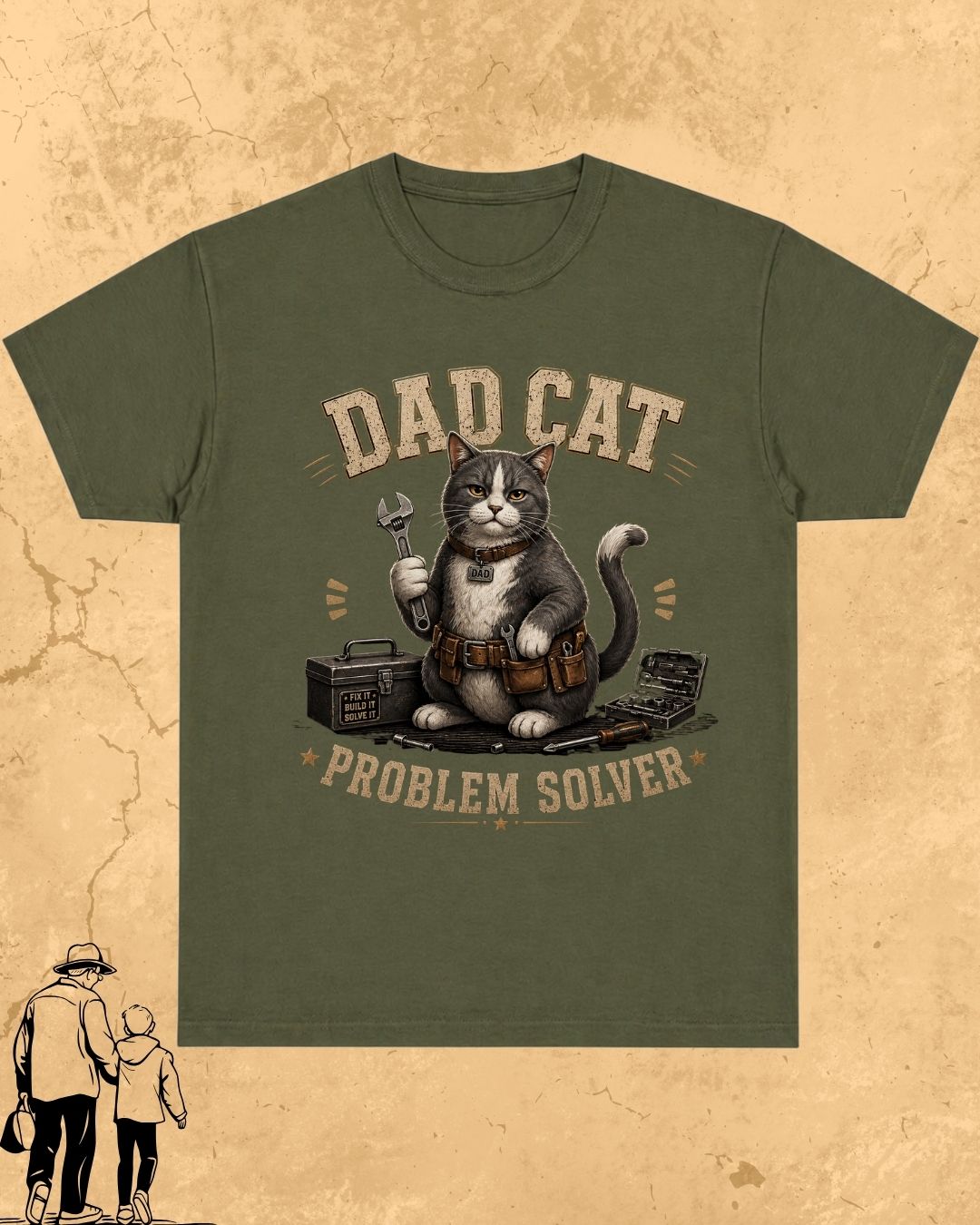 Purr Dad Cotton Tshirt