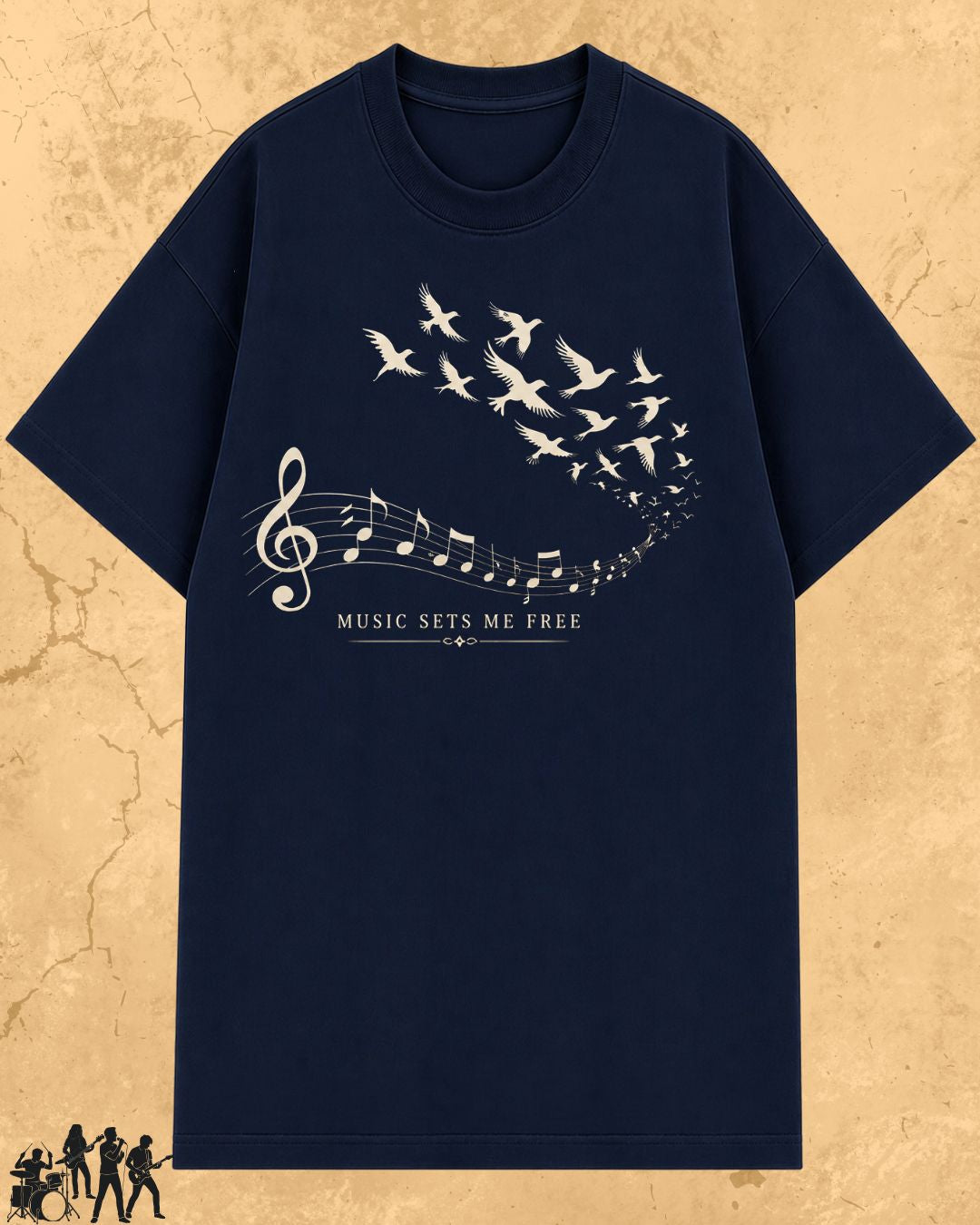 Music Freedom Cotton Tshirt