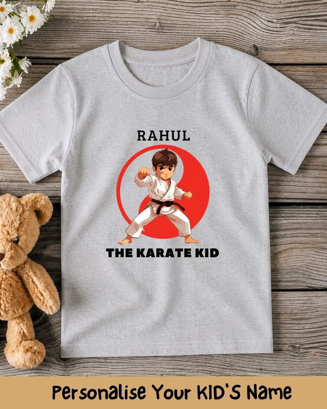 Karate & Pirate Theme Custom Kid Cotton Tee