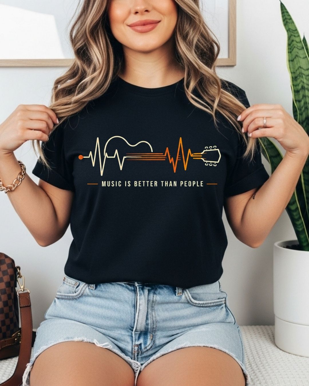 Music Therapy Cotton T-Shirt