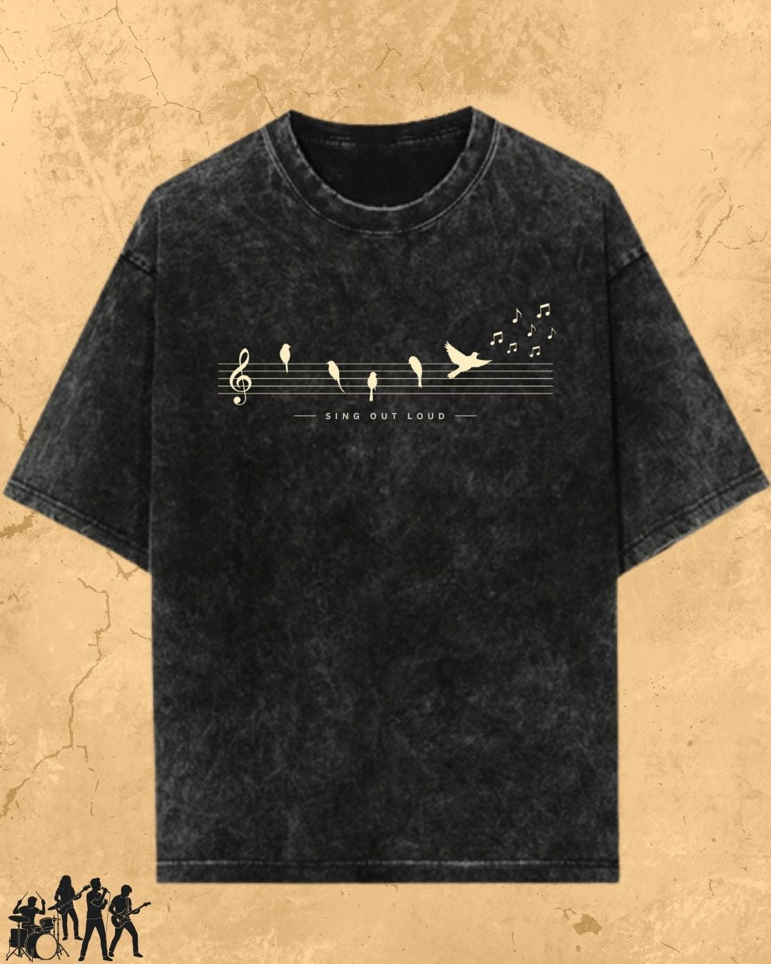 Sing Out Loud Music Cotton T-Shirt