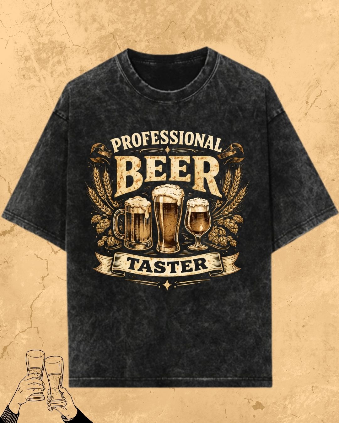 Beer Bond Statement Cotton T-Shirt