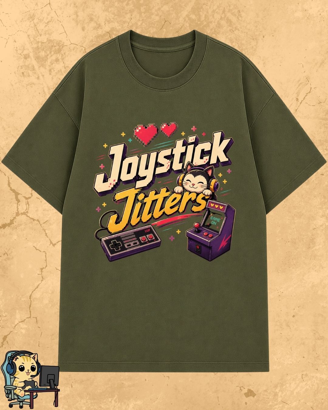 Purrfect Gamer Cotton Tshirt