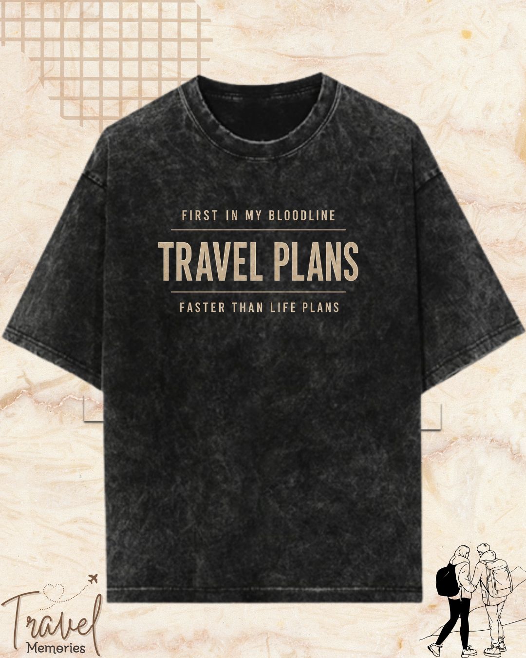 FIRST IN MY BLOODLINE Travel Cotton Tshirt
