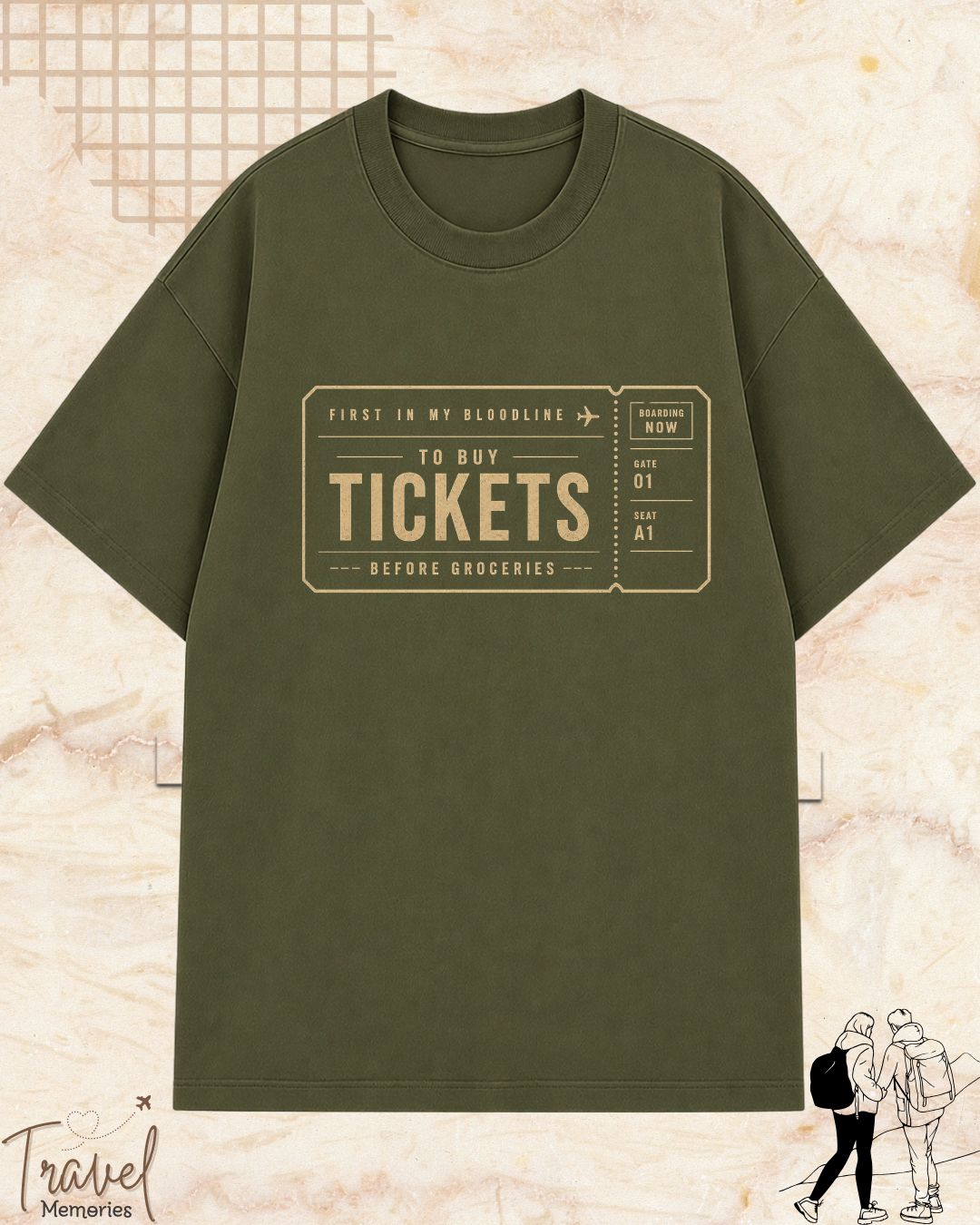 FIRST IN MY BLOODLINE Travel Cotton Tshirt