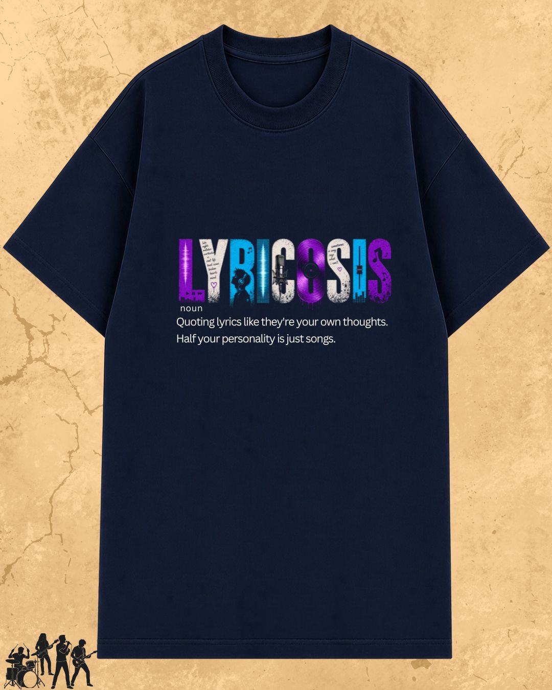 Hinglish Music Dictionary Cotton Tshirt