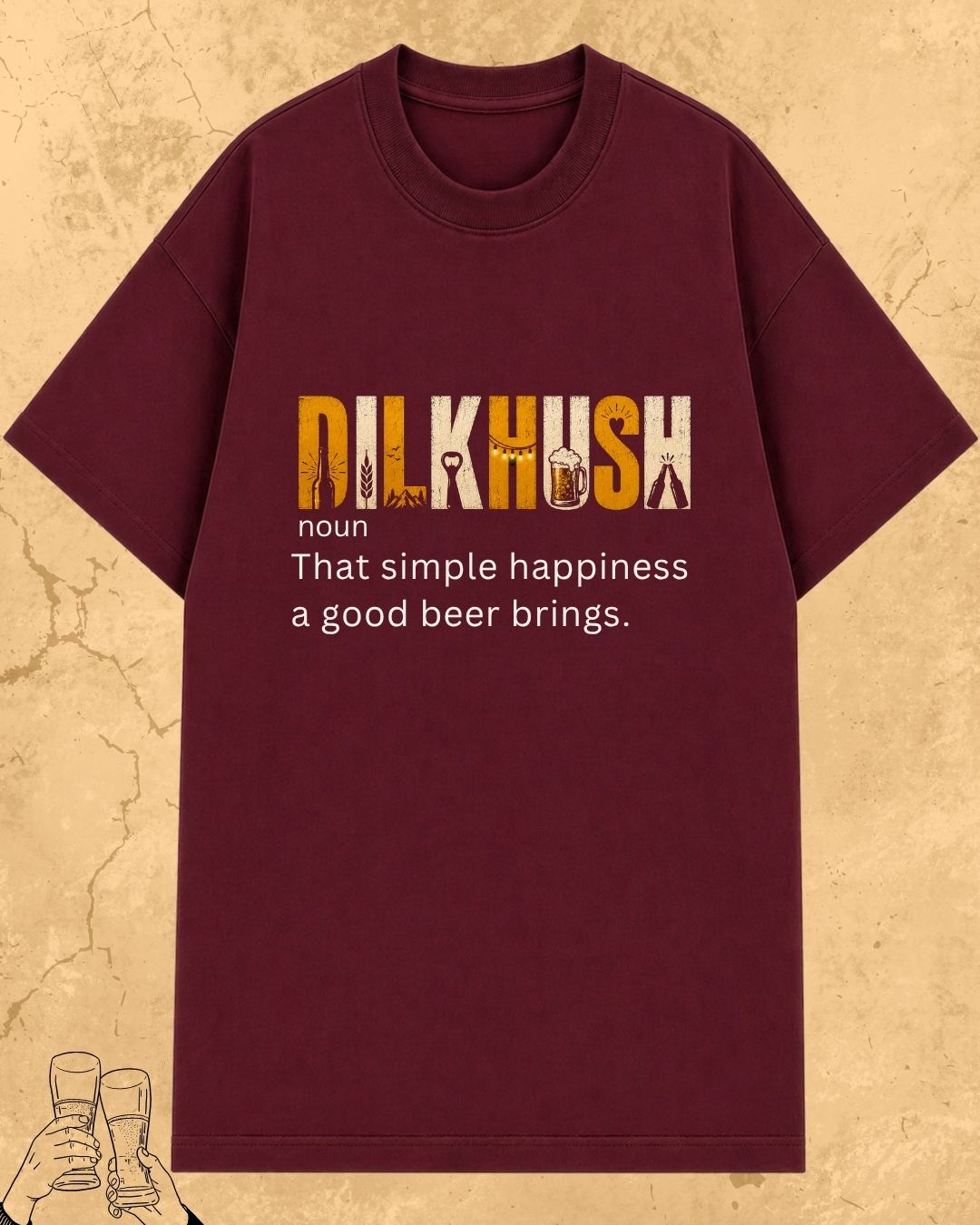 Hinglish Beer Dictionary Cotton Tshirt