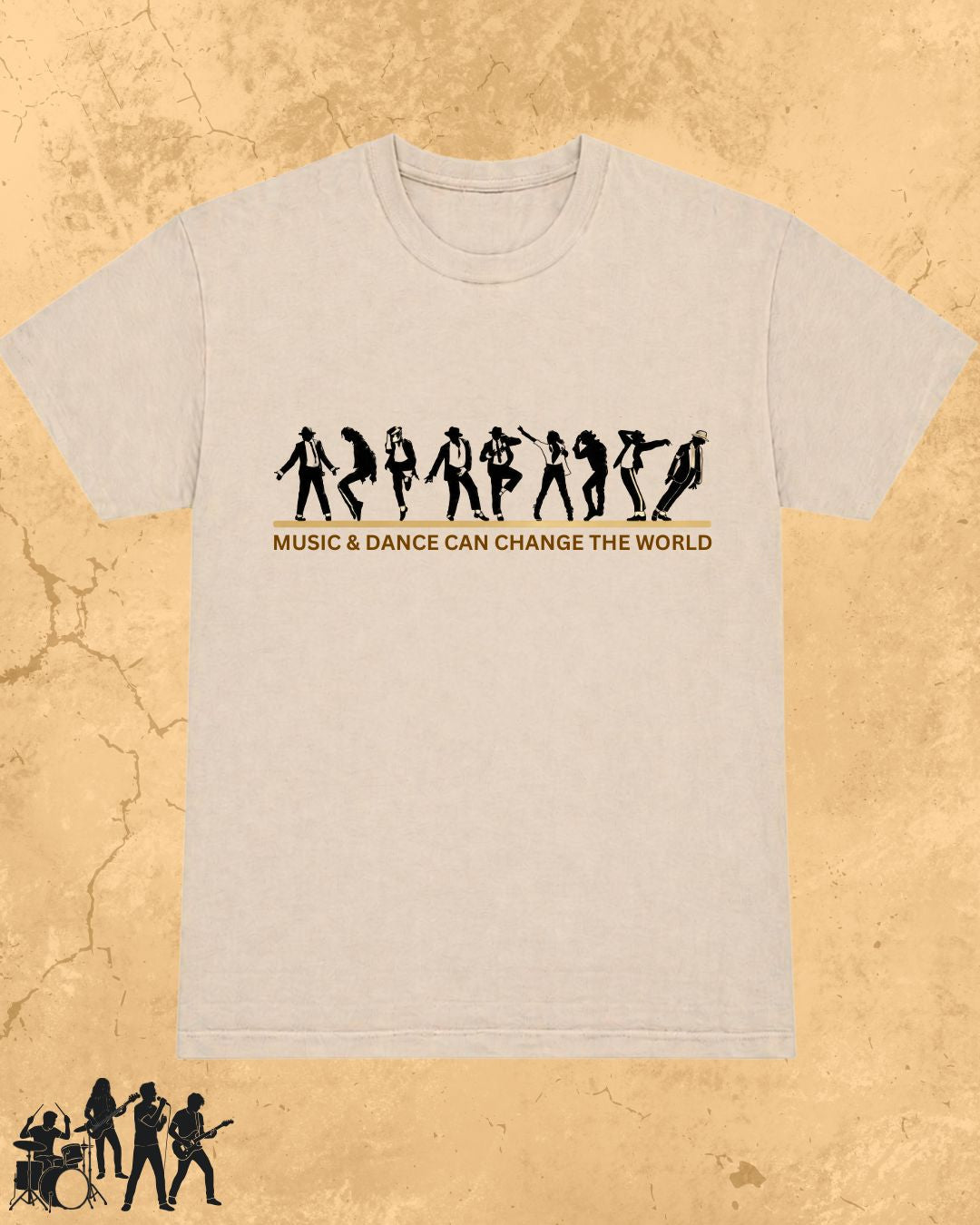 White Michael Jackson Cotton Tee