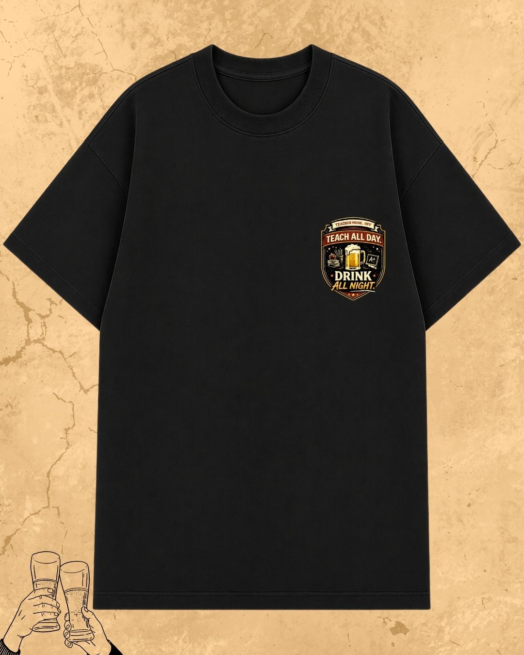 Beer Chemistry Pun Cotton Tshirt