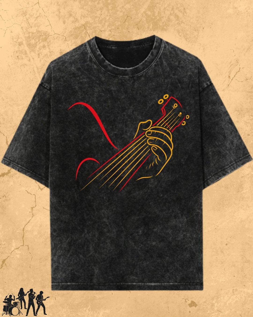 Minimal Music Vibe Cotton Tshirt